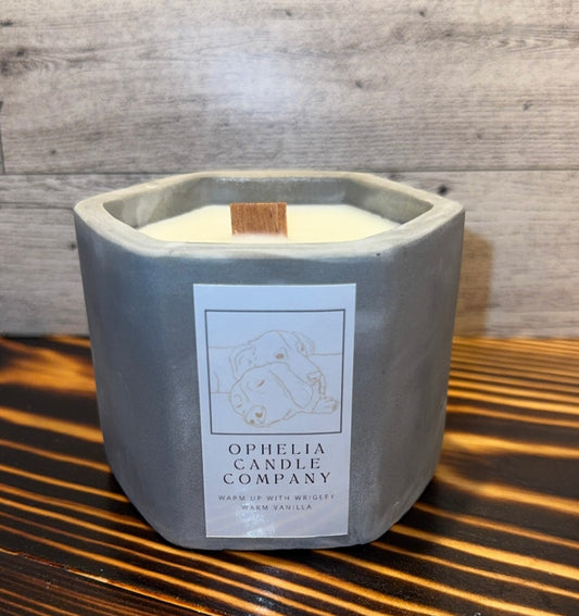 Pet Friendly 5oz Candle (Cement Reusable Vessel)